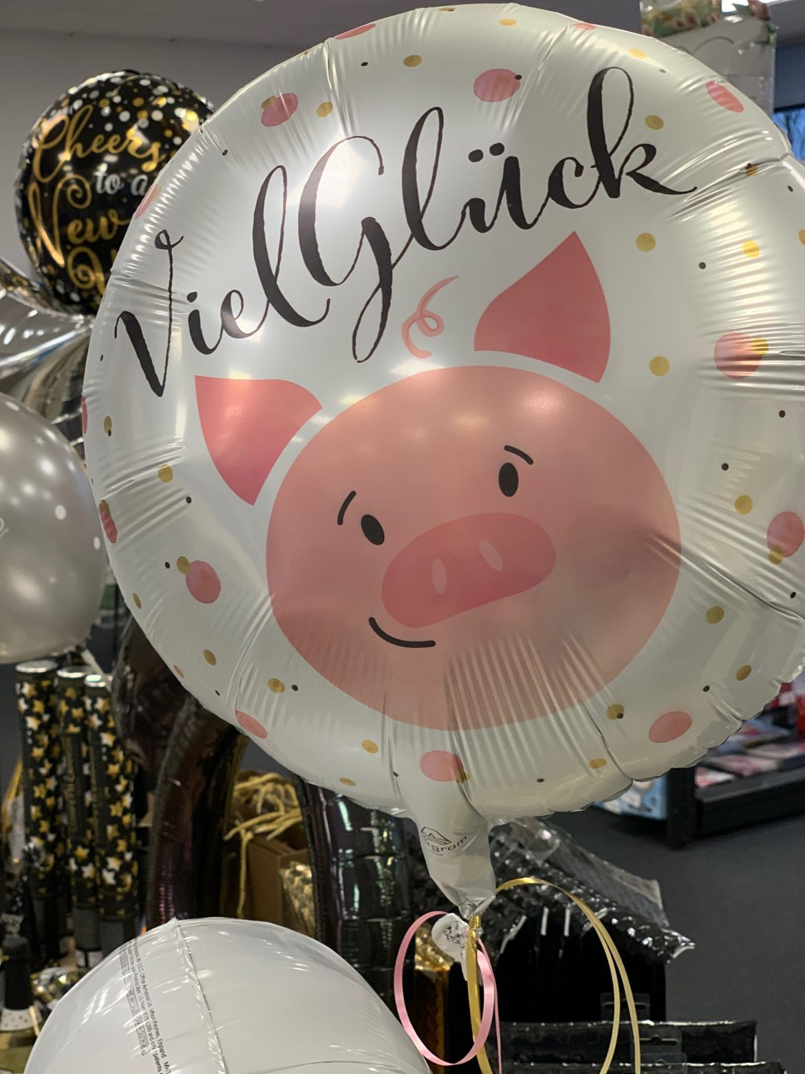 Folienballon "Viel Glück"