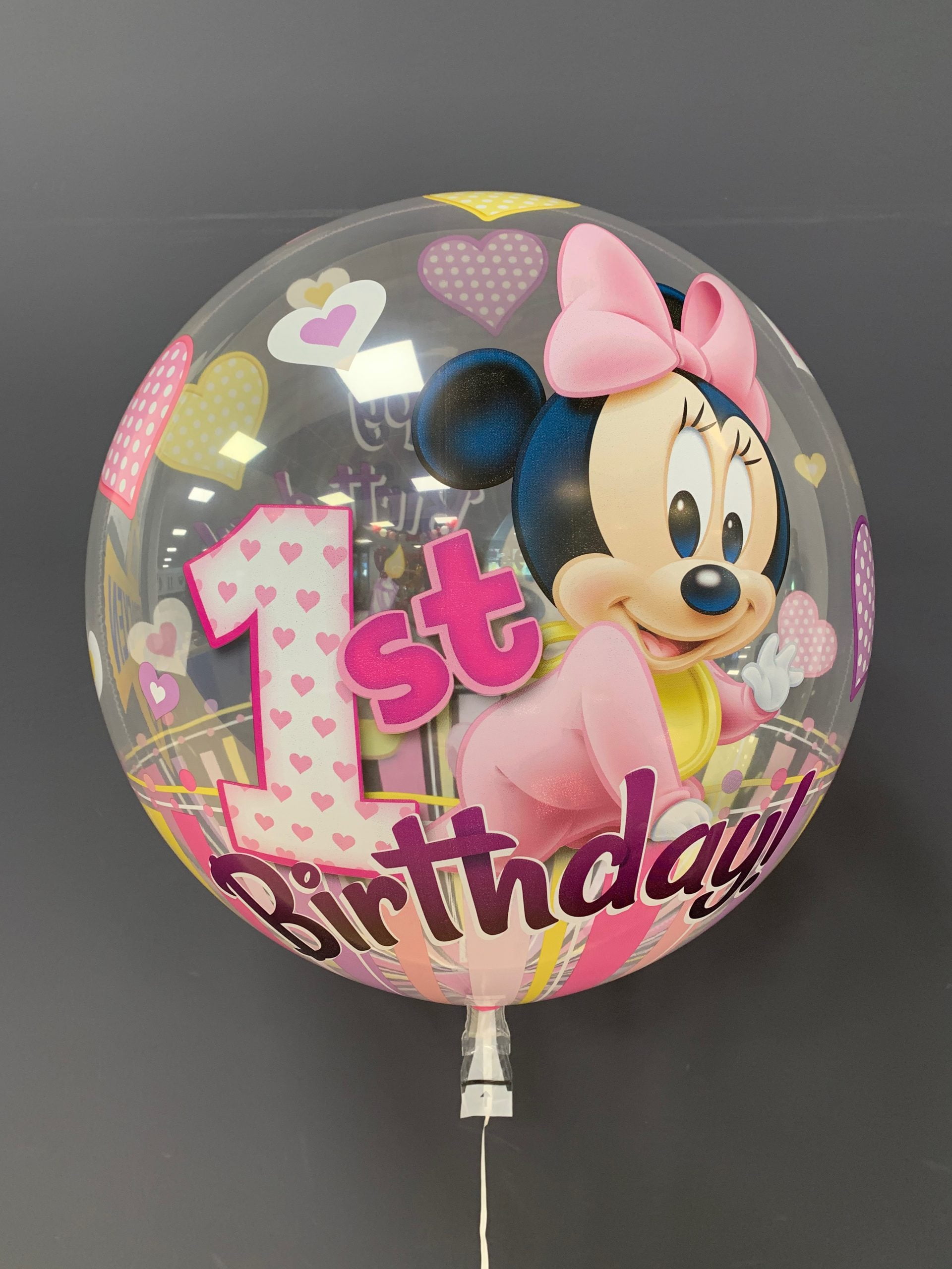 Rosa Minnie Luftballons simyron Geburtstagsdeko Folienballon für Minnie Party Luftballons Konfetti Minnie Latex Helium Ballons für Kindergeburtstag Dekorationen 8pcs